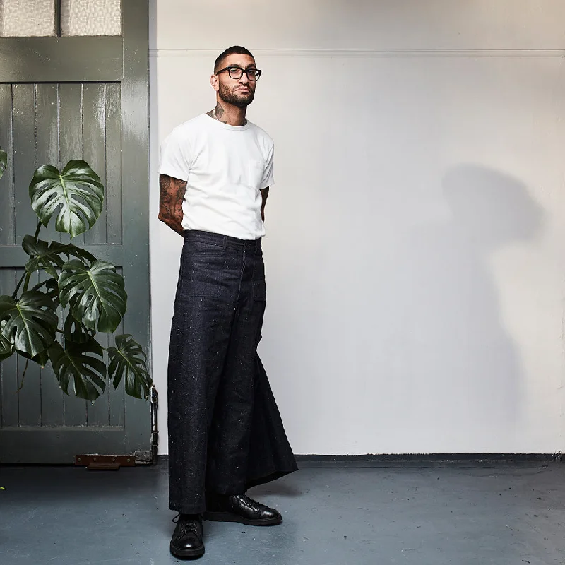 DECK PANTS : DD05 10OZ NEPPY 2X1 Casual Track Pants
