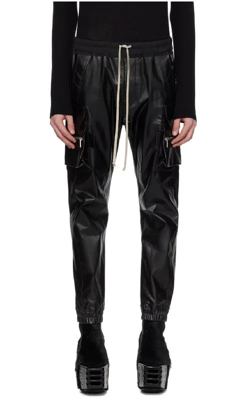 Denim Pants Mastodom Black Relaxed Casual Leggings