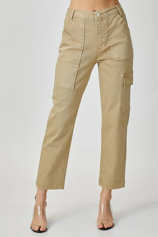 High Rise Cargo Boyfriend Pant Casual Sweatpants Style