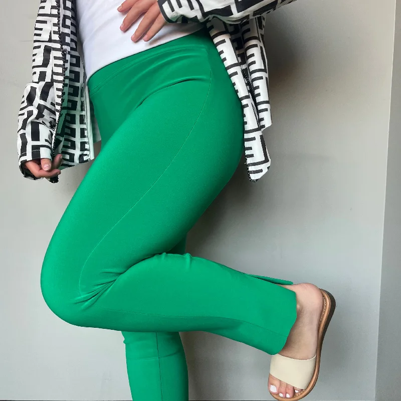 Joseph Ribkoff Kelly Green Pant Soft Cotton Pants