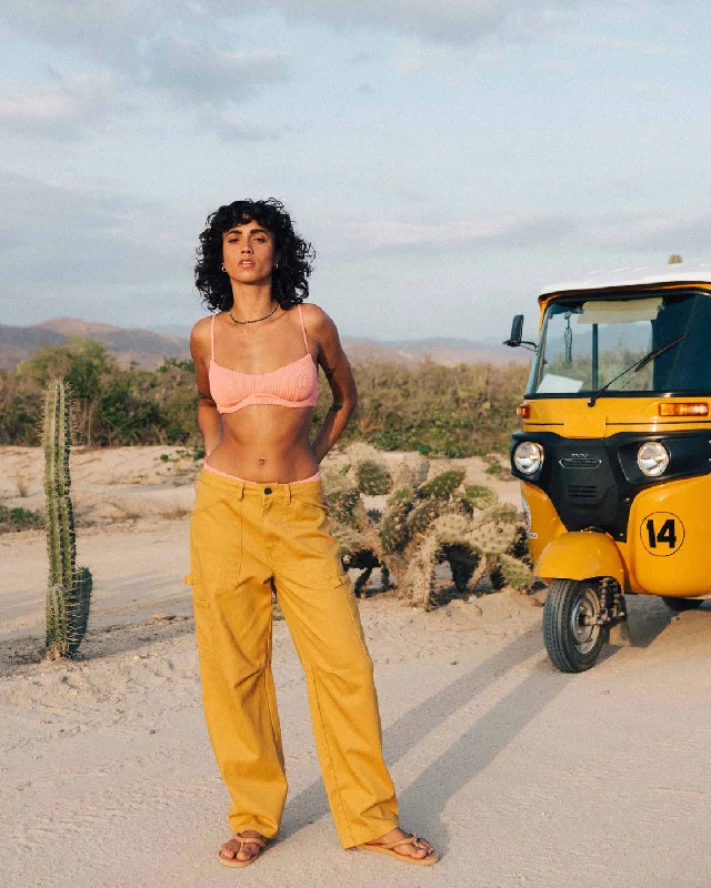 Leia Cargo Pants - Wild Honey Trendy Wide-Legged Trousers