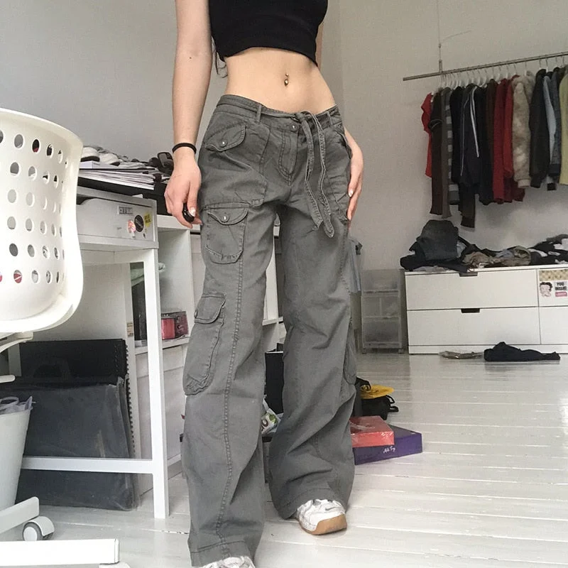 New Retro Cargo Pants Comfy Cargo Trousers