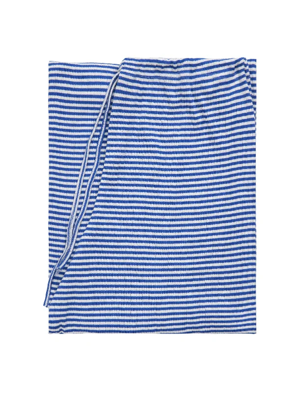 NPS Nova Pants Fine Stripe, Klein/Ecru Relaxed Linen Pants
