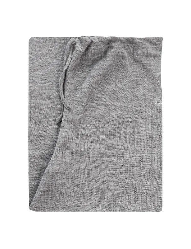 NPS Nova Pants Wool, Grey Melange Comfortable Denim Trousers