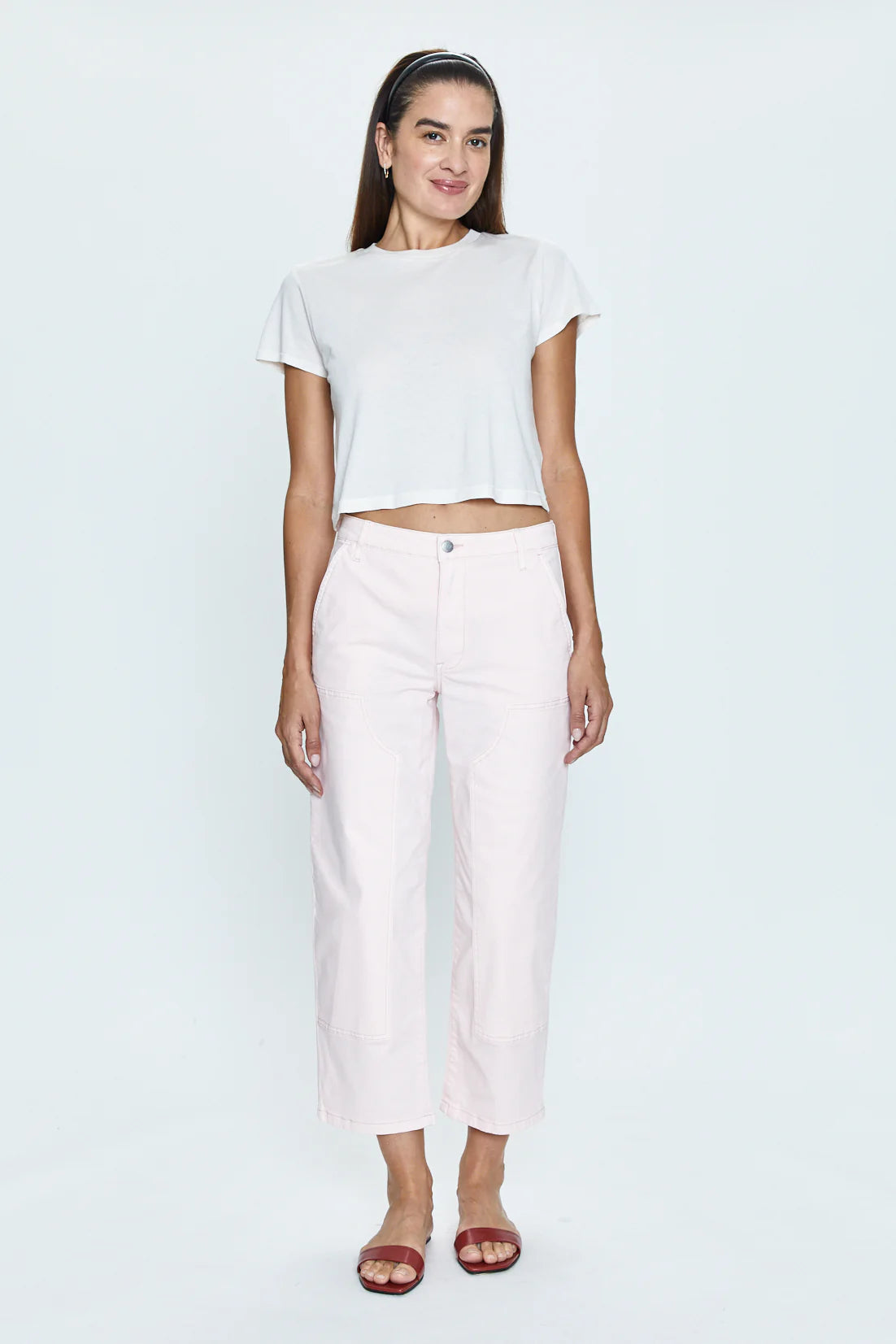 PISTOLA ASHTON CARPENTER PANT - SOFT BLUSH Classic Flared Pants