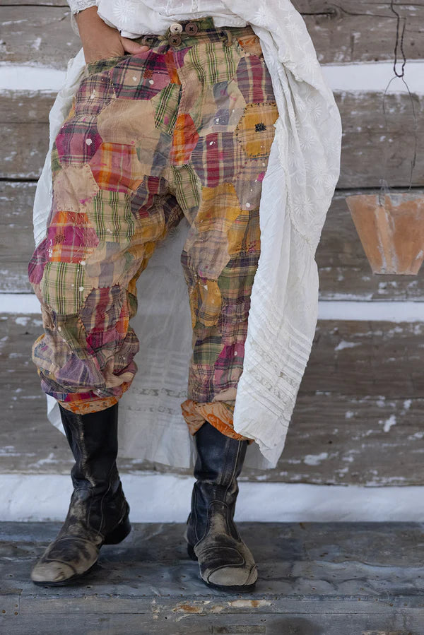 MAGNOLIA PEARL Quiltwork Miner Pants Slim-Fit Khaki Pants