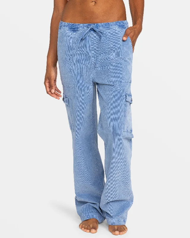 Precious Cargo Pant - Infinity Blue Soft Stretch Pants