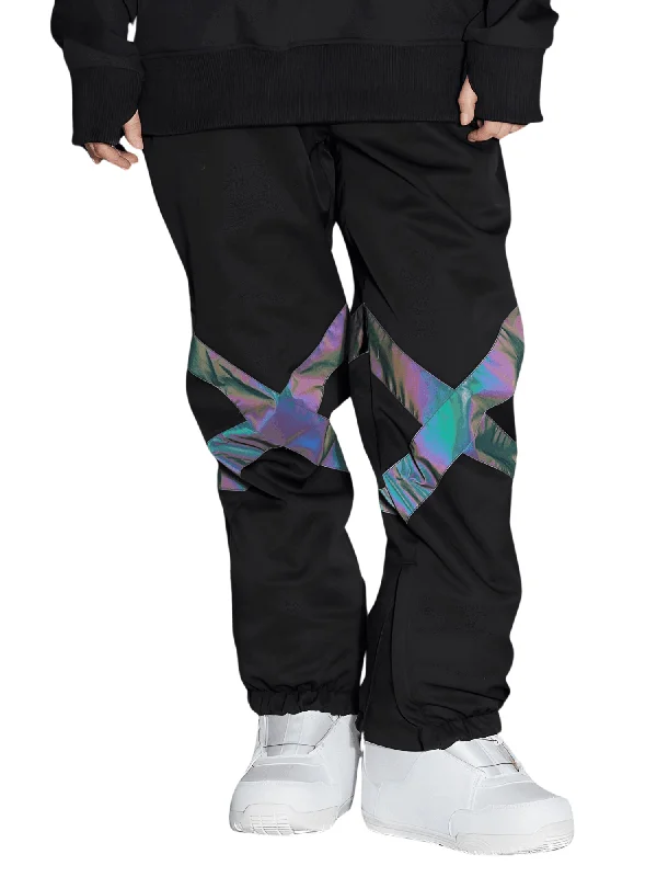 Professional Reflective Ski Pants High-Waist Jogger Pants