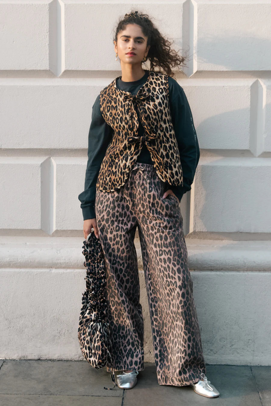 Rafe Pant Leopard Chic Black Leggings
