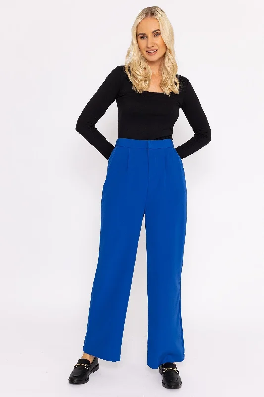 Rubix Pant in Cobalt Trendy Printed Leggings