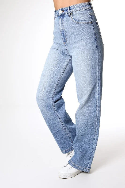 A 94 High & Wide Jean Bae Town Trendy Cut-Off Denim Shorts