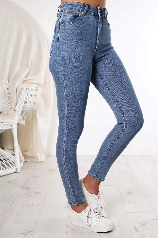 A High Skinny Ankle Basher Jean LA Blues Stylish High-Waist Jeans