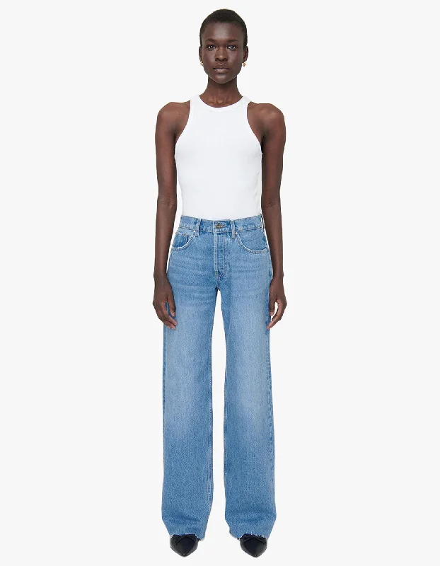 Hugh Jean - Panama Blue Stylish Bootcut Denim Jeans
