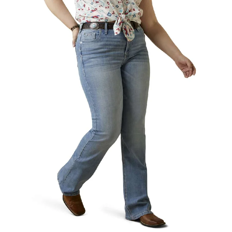 Ariat Ladies Real Brianna Oklahoma Plus Perfect Rise Jeans Stylish Slim Fit Denim