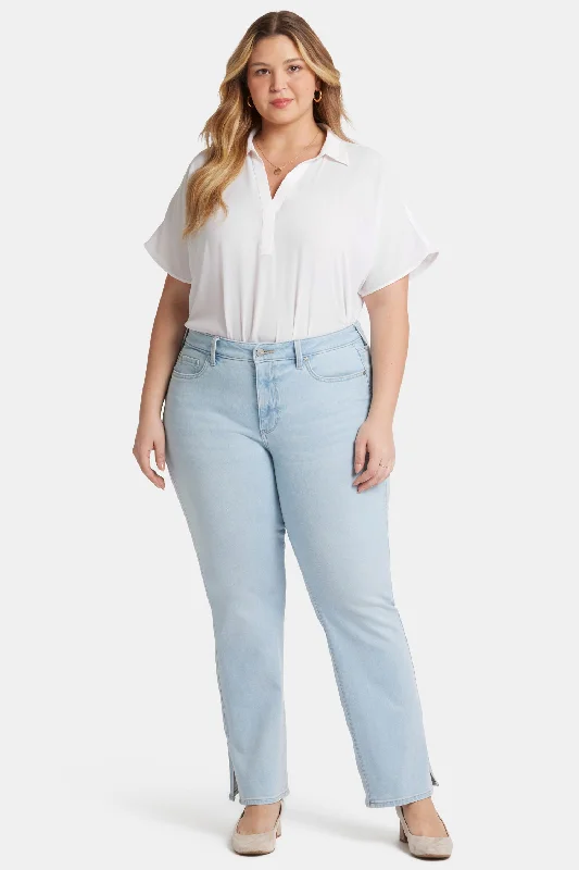 Barbara Bootcut Jeans In Plus Size - Oceanfront Trendy Flared Leg Jeans