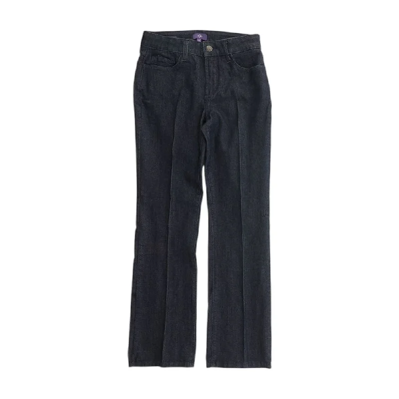 Black Solid Bootcut Jeans Comfortable Faded High-Rise Jeans