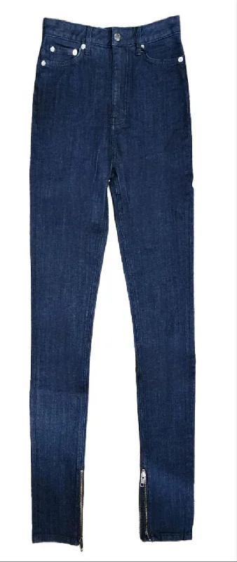 BLK DNM Women's Blue High Rise Ultra Skinny Slim Jeans Size 26 Long NWT Stylish High-Waist Jeans BLK DNM Women's Blue High Rise Ultra Skinny Slim Jeans Size 26 Long NWT Stylish High-Waist Jeans