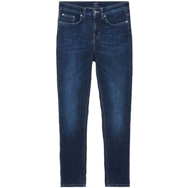 GANT Women's Dark Blue Kate Slim Fit Skinny Denim Jeans 410102 $185 NWT Chic Faded Blue Jeans GANT Women's Dark Blue Kate Slim Fit Skinny Denim Jeans 410102 $185 NWT Chic Faded Blue Jeans