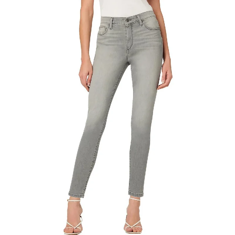 Joe's Womens High-Rise Ankle Skinny Jeans Trendy Button-Up High-Waist Jeans