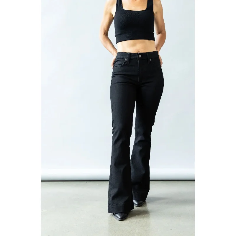 Ladies Kimes Jennifer Black Jean Comfortable Jogger Style Jeans