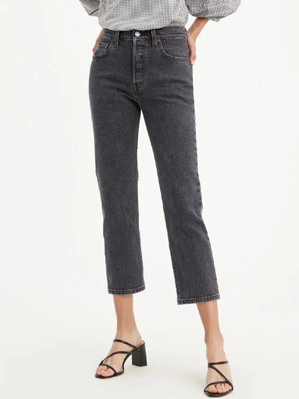 501 Tapered Straight Fit Crop Jeans Casual Loose Fit Jeans