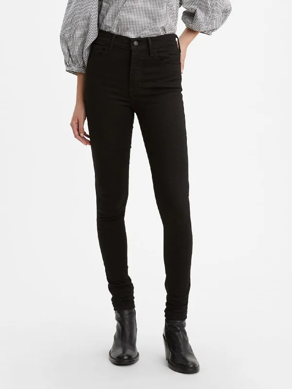 720 High Rise Super Skinny Fit Jeans Classic Black Denim Jeans