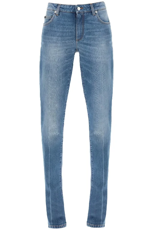 DOLCE & GABBANA low rise trumpet jeans Classic Slim Fit Jeans