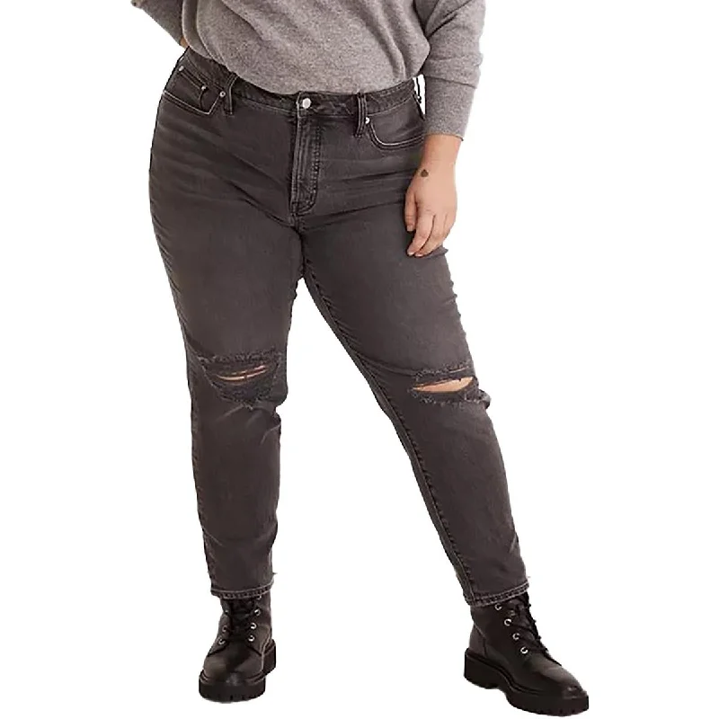 Madewell Womens Plus The Perfect Vintage High-Rise Destroyed Skinny Jeans Stylish Acid-Wash Jeans Madewell Womens Plus The Perfect Vintage High-Rise Destroyed Skinny Jeans Stylish Acid-Wash Jeans