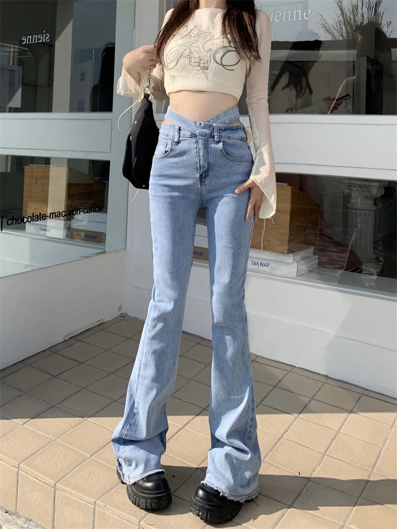 DressBetty - 2024 Spring Retro High Waist Y2K Jeans Comfortable Boyfriend Jeans