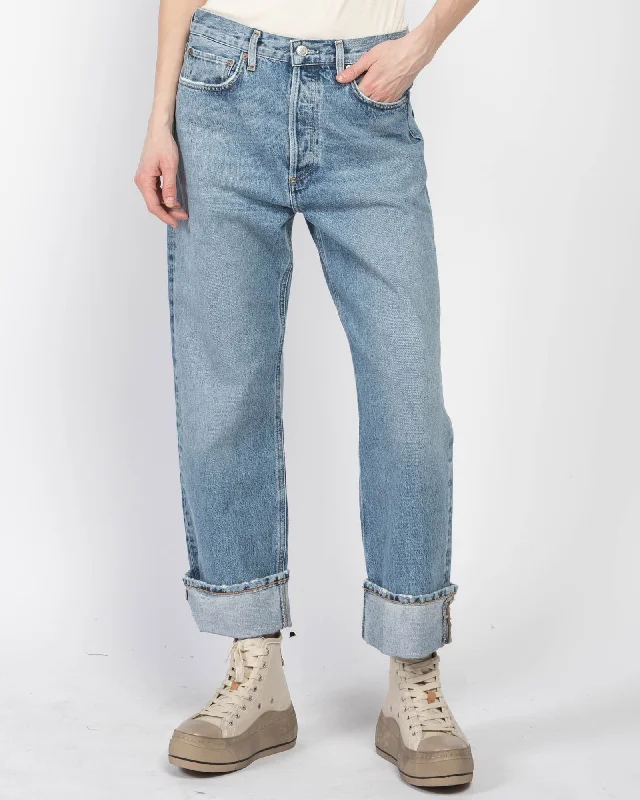 Fran Jeans Casual Distressed Denim Jeans