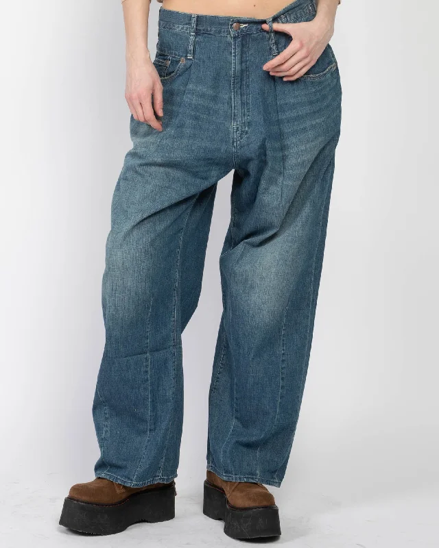 Double Loop Venti Jeans Elegant Raw Hem Jeans