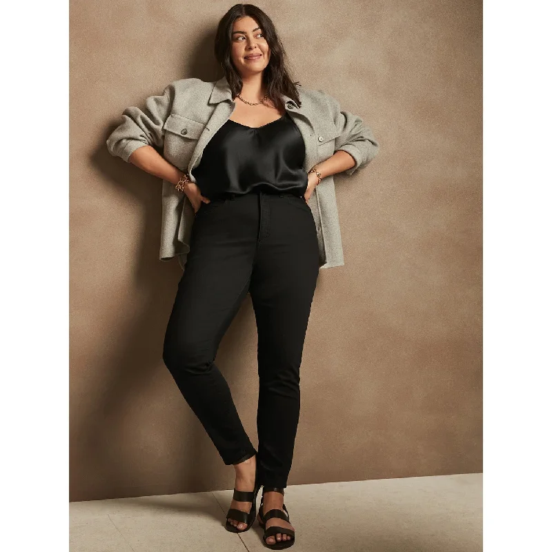 BR Curvy High Rise Black Skinny Jeans Classic Blue Denim Jeans