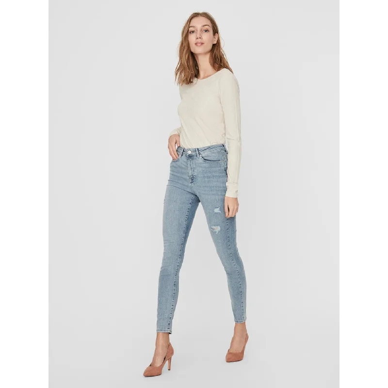 VM Slim Fit High Rise Jeans Trendy Vintage Denim Jeans