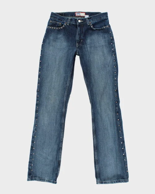 Y2k 00s Old Navy Studded Jeans - W32 L36 Casual Straight-Leg Jeans