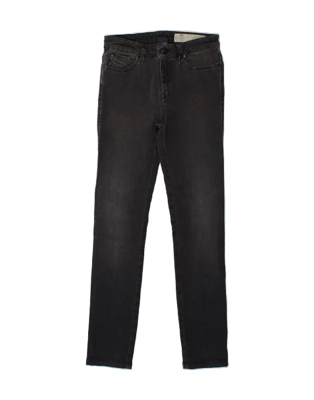 DIESEL Womens Skinzee Regular Fit Super Slim Skinny Jeans W26 L27 Grey Trendy Flared Leg Jeans DIESEL Womens Skinzee Regular Fit Super Slim Skinny Jeans W26 L27 Grey Trendy Flared Leg Jeans