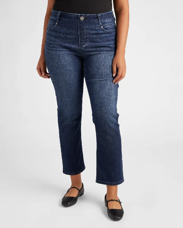 Plus Size Gia Glider Slim Leg Jeans Casual Loose Fit Jeans