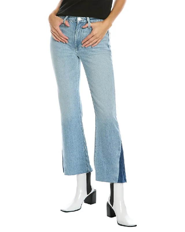 HUDSON Jeans Ivy High-Rise Crop Bootcut Jean Trendy Wide-Leg High-Waist Denim