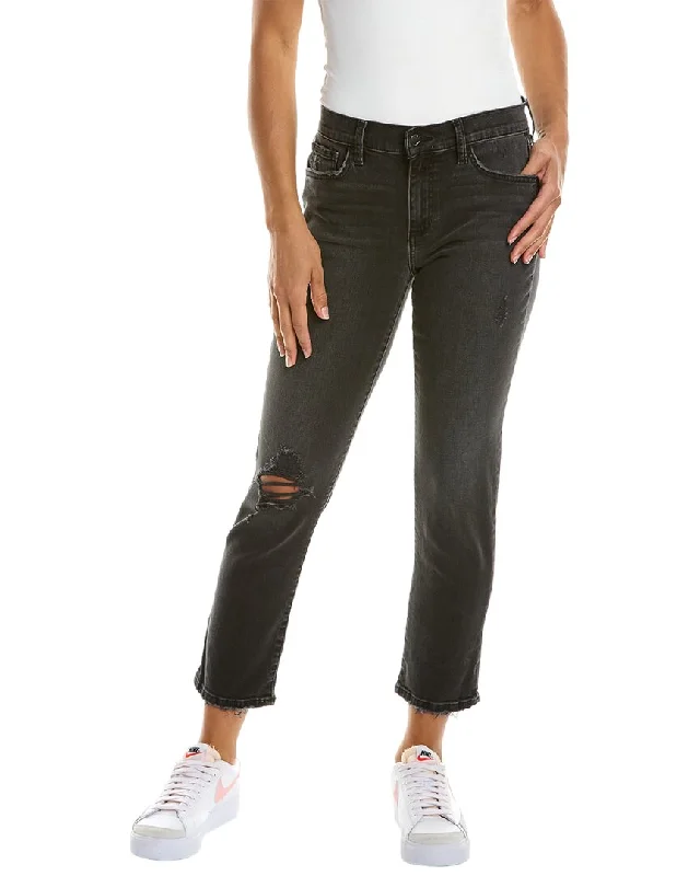 JOE'S Jeans Mid-Rise Straight Crop Jean Fashionable Slouchy Fit Jeans