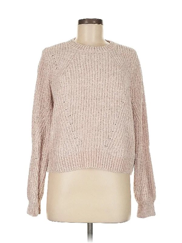 Pullover Sweater Cable Knit Ribbed Knit Lace Knit