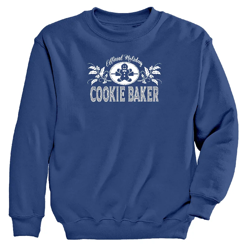 Cookie Baker Women's Sweatshirt Hoodie with Batwing Sleeves Loose Dramatic