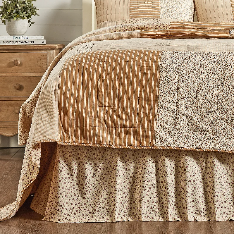 Camilia King Bed Skirt 78x80x16 VHC Brands corduroy skirt comfortable