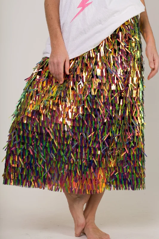 EMBELLISHED SKIRT SRISA lightweight skirt design