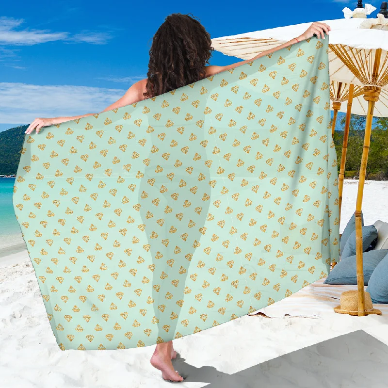 GOLD DIAMOND SARONG leather skirt refined