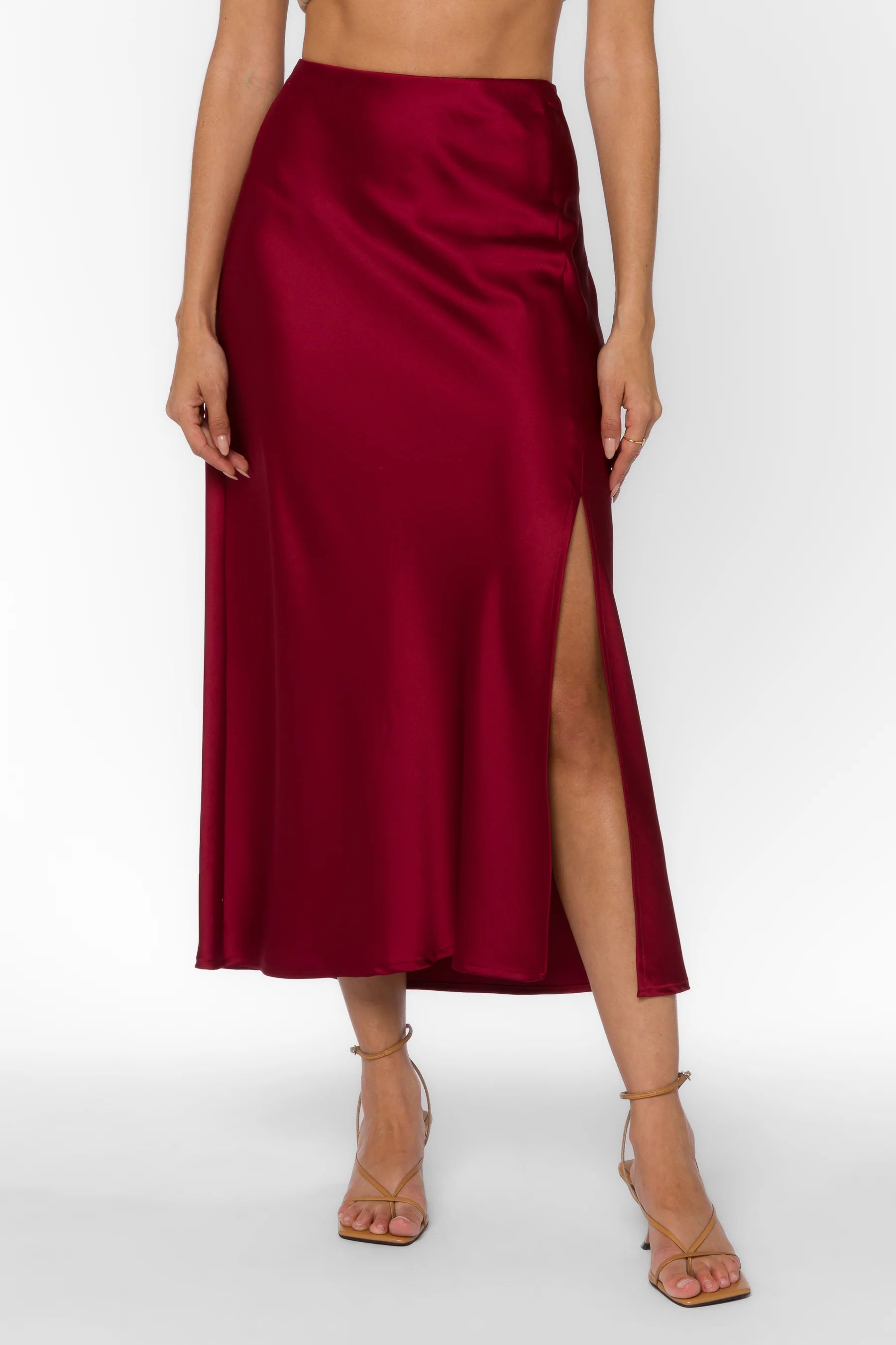 Gypsy Crimson Skirt maxi skirt elegant