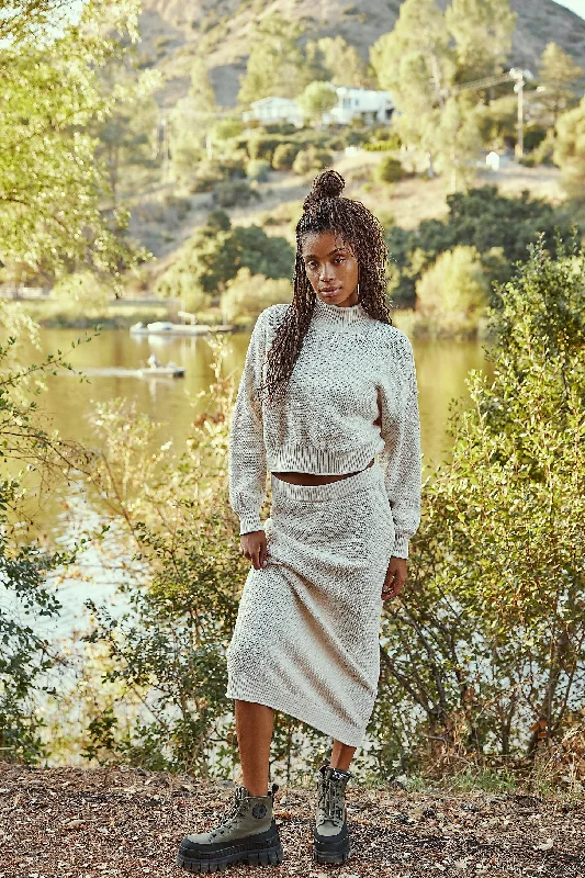 Hailee Sweater and Skirt Set cashmere skirt fine