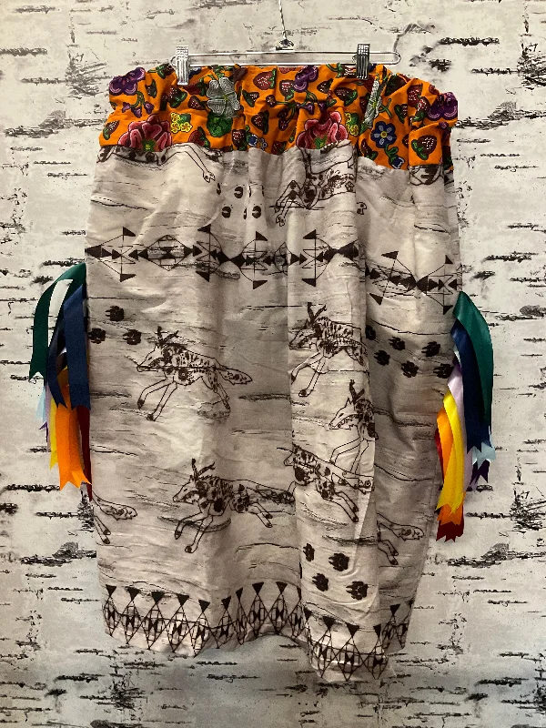 Handmade Wild Run w/ Berry Pop Carrot Top Ribbon Skirt cashmere skirt soft