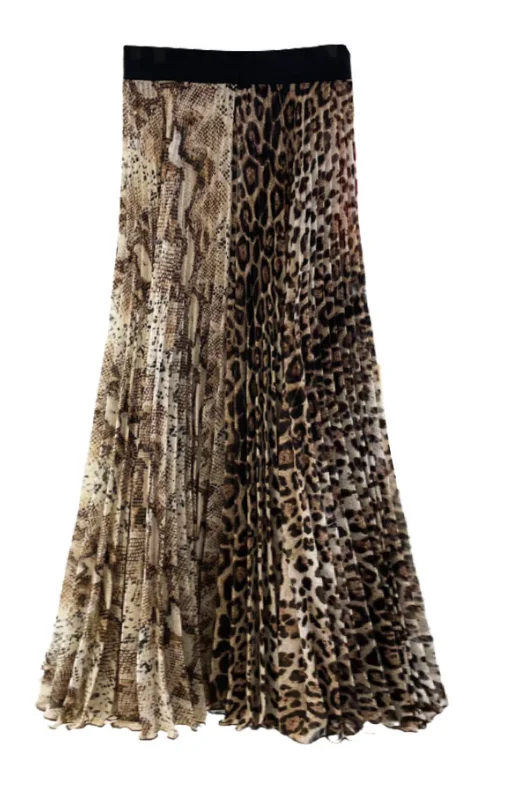 Ina Collage Maxi Skirt boho skirt vibe