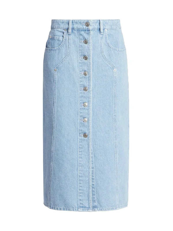 Vandy Skirt silk skirt sleek
