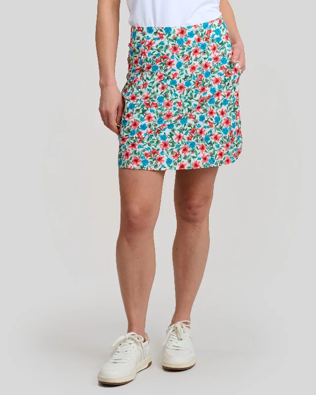 Little Shop of Florals Women's Spinner Skirt silk skirt elegant