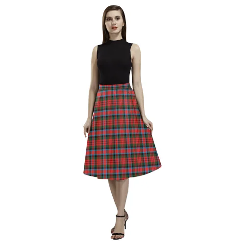 MacDuff Modern Tartan Aoede Crepe Skirt velvet skirt plush